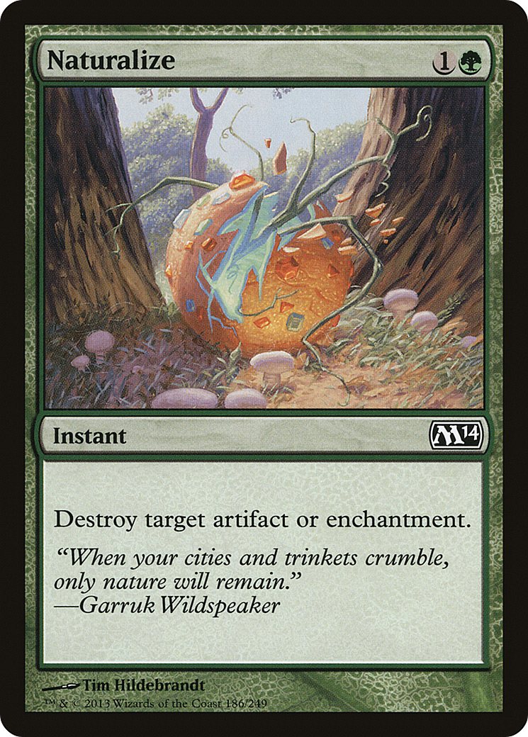 Naturalize (186) Foil - Magic 2014