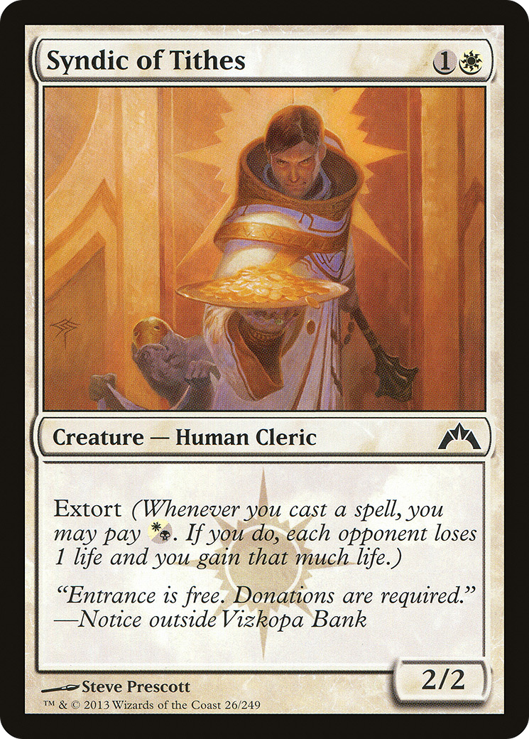Syndic of Tithes (026) Foil - Gatecrash