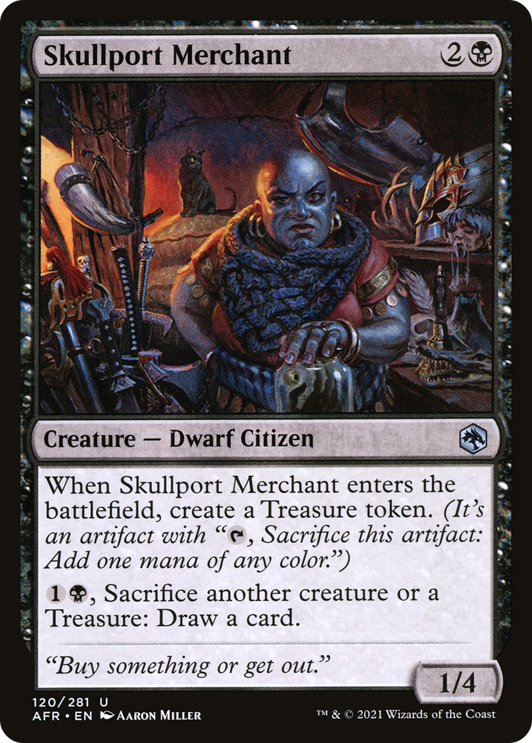 Skullport Merchant (120) Foil - Adventures in the Forgotten Realms