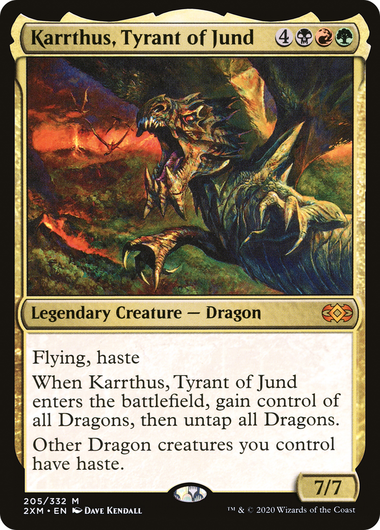 Karrthus, Tyrant of Jund (205) Foil - Double Masters