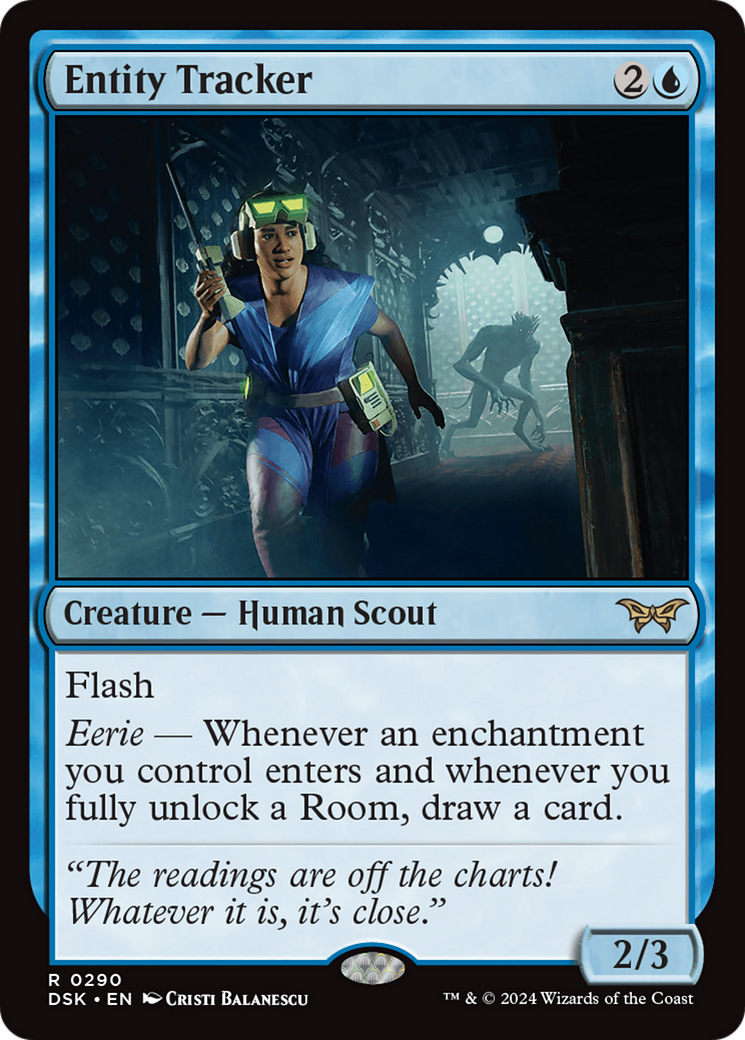 Entity Tracker (290) Foil - Duskmourn: House of Horror