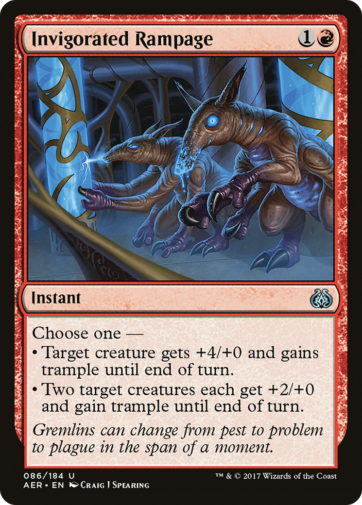 Invigorated Rampage (086) Foil - Aether Revolt