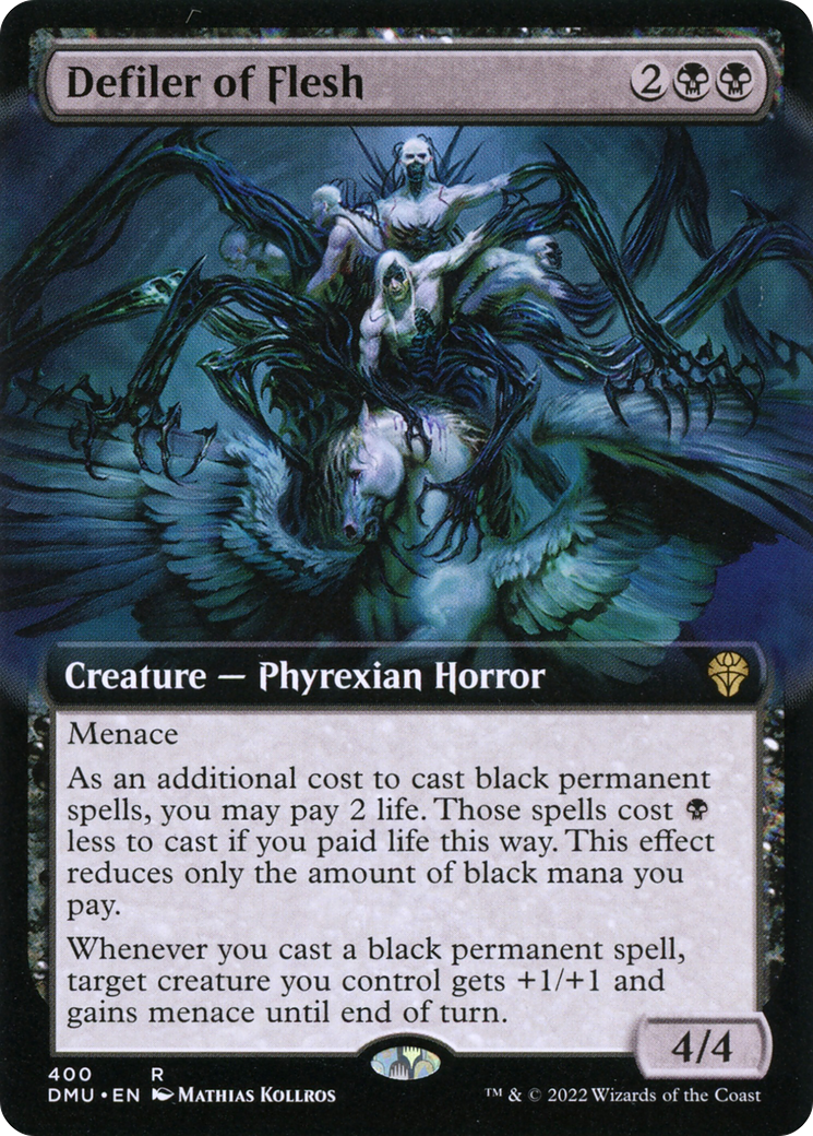 Defiler of Flesh (Extended Art) (400) - Dominaria United