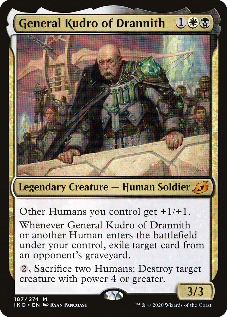 General Kudro of Drannith (187) Foil - Ikoria: Lair of Behemoths