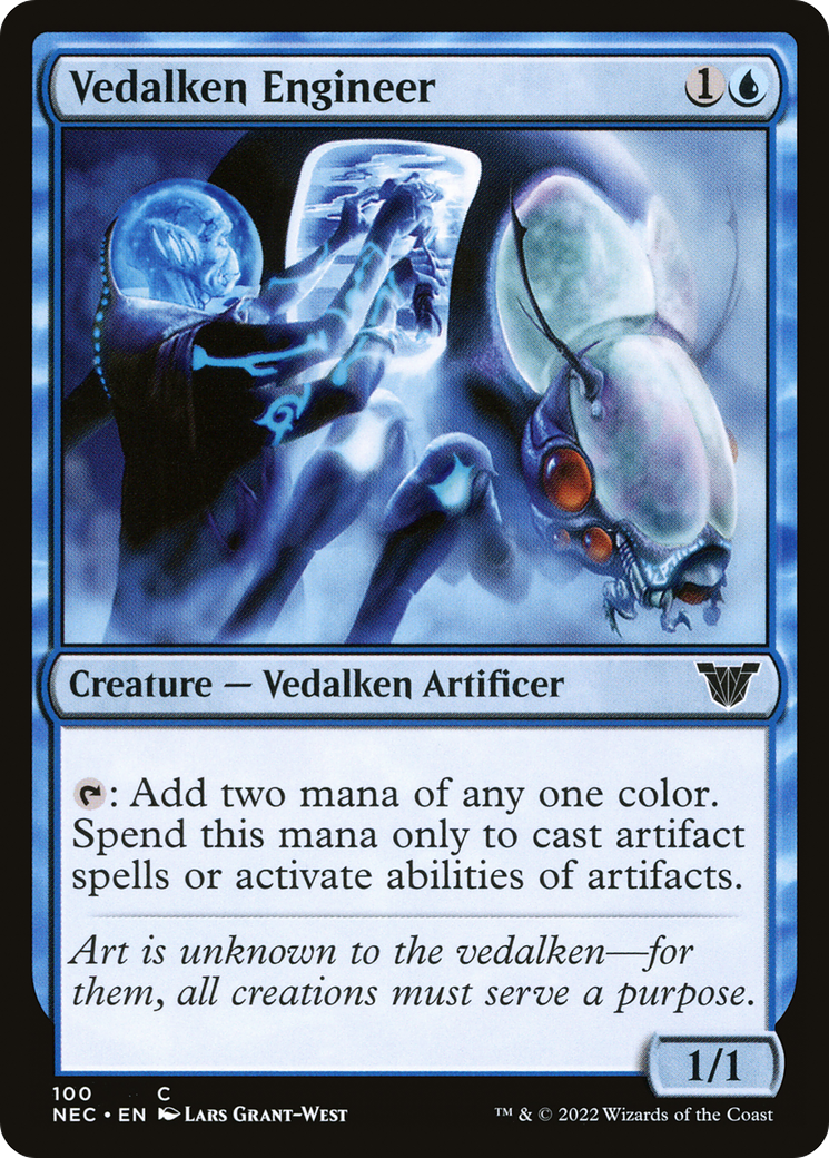 Vedalken Engineer (100) - Neon Dynasty Commander
