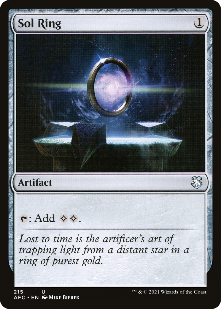 Sol Ring (215) - Forgotten Realms Commander