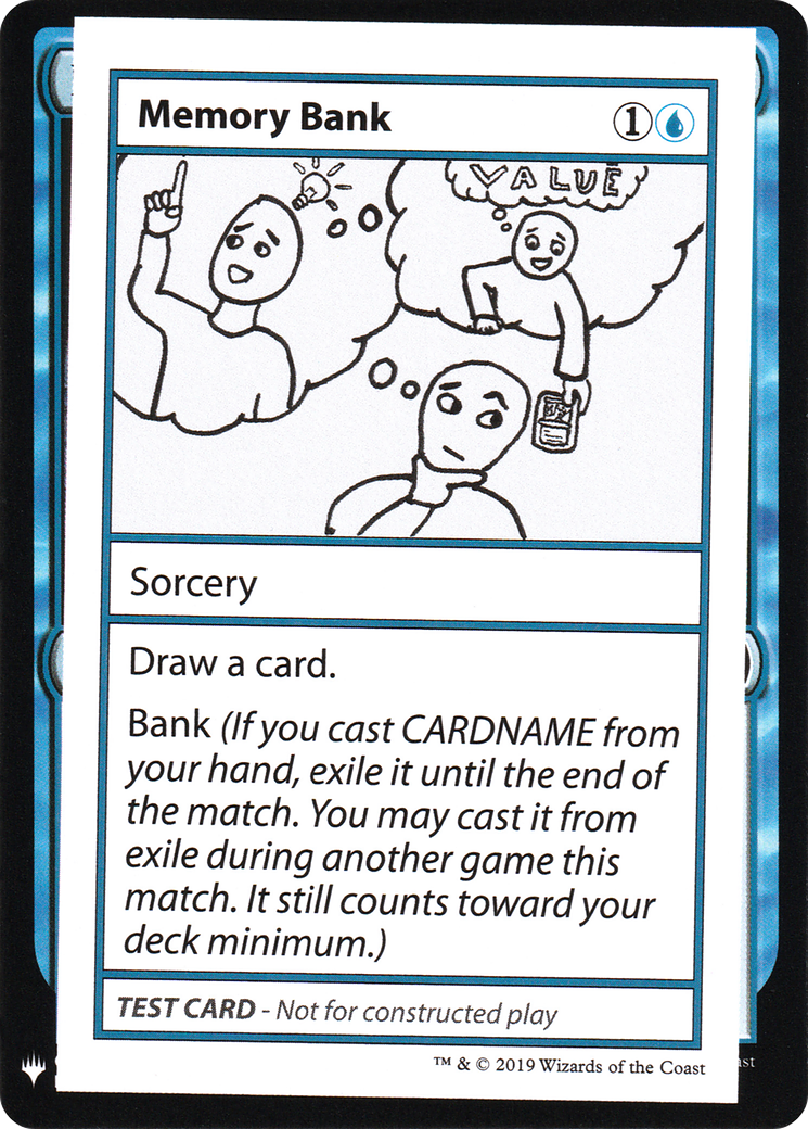 Memory Bank - Mystery Booster Playtest Cards 2019