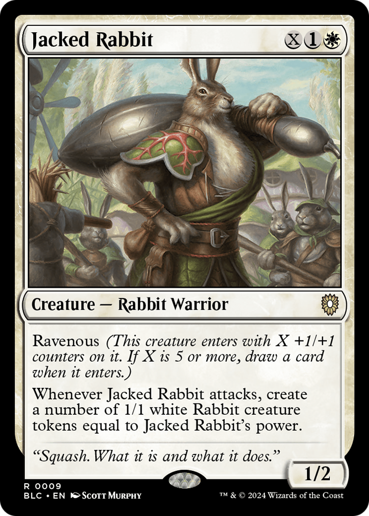 Jacked Rabbit (009) - Bloomburrow Commander