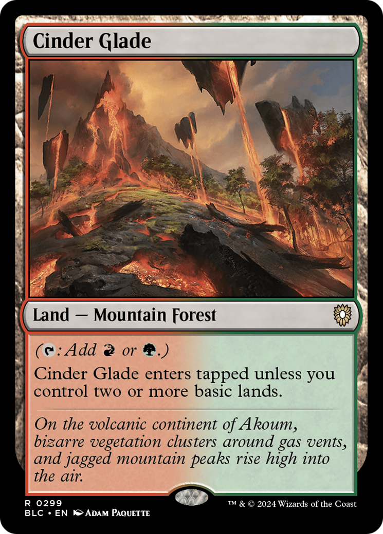 Cinder Glade (299) - Bloomburrow Commander