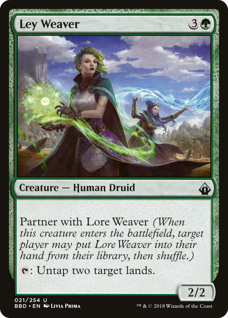 Ley Weaver (021) Foil - Battlebond