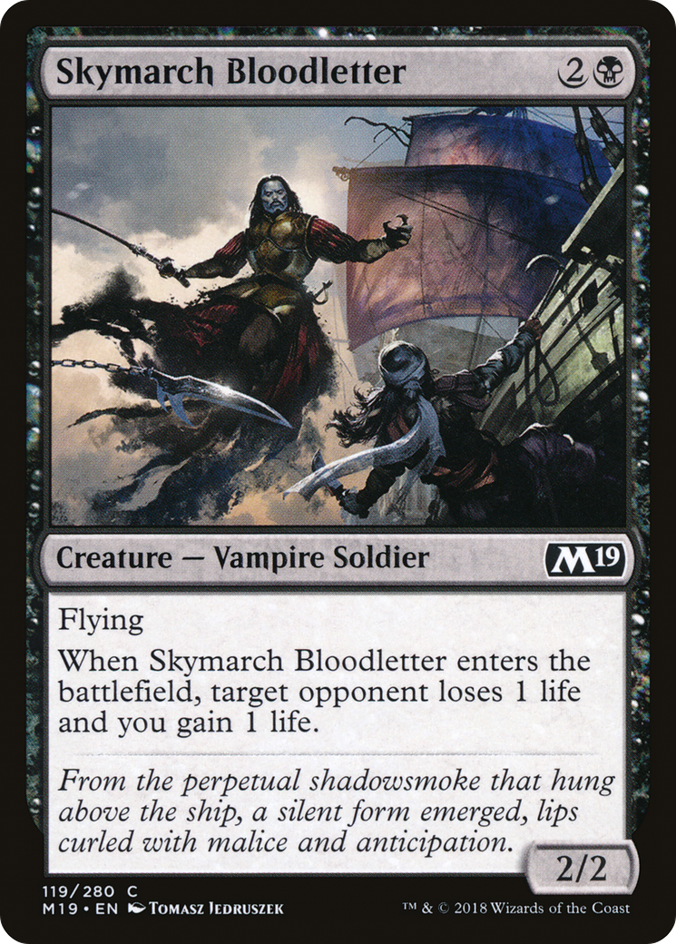 Skymarch Bloodletter (119) Foil - Core Set 2019