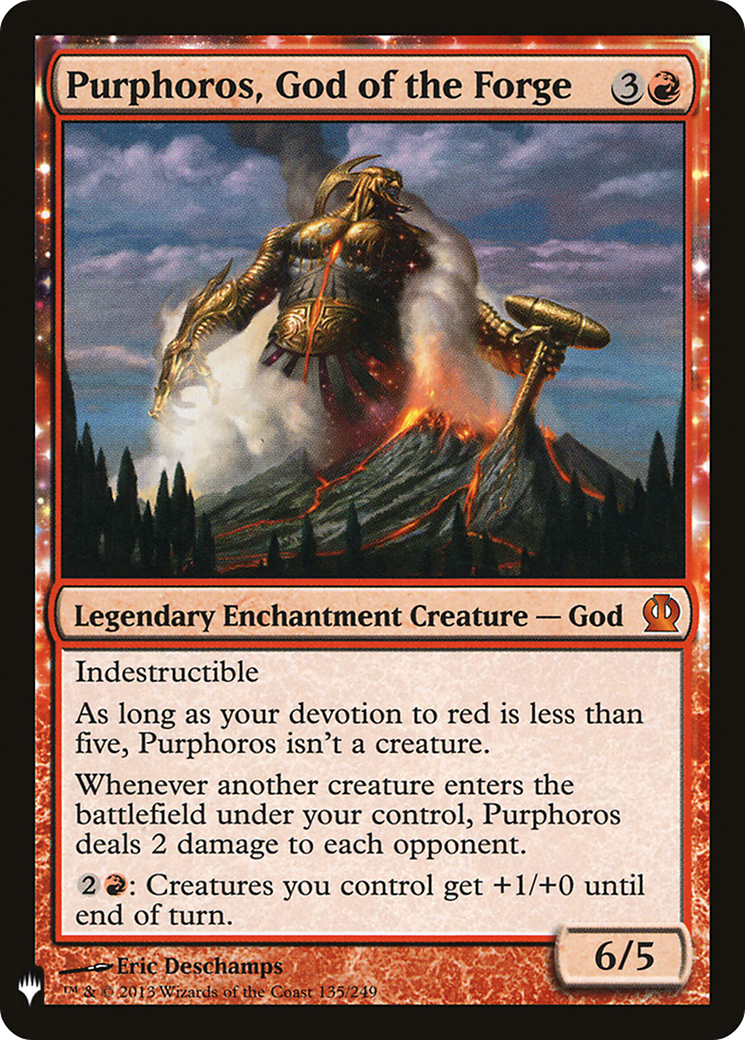 Purphoros, God of the Forge (135) - The List
