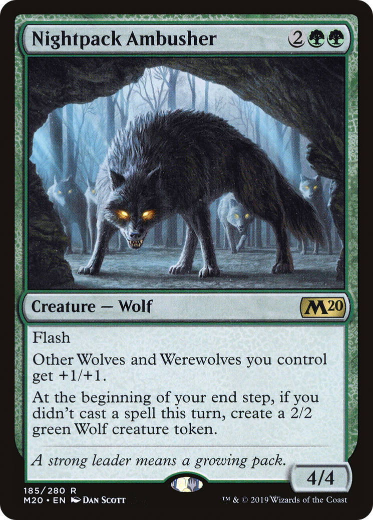 Nightpack Ambusher (185) Foil - Core Set 2020