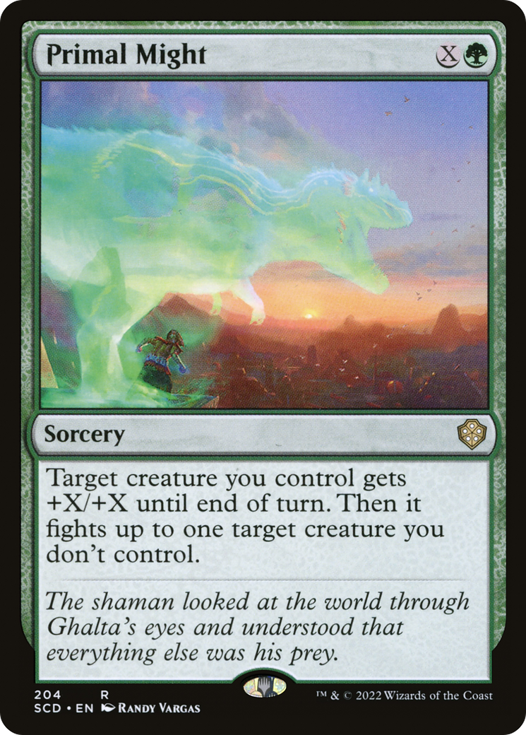 Primal Might (204) - Starter Commander Decks