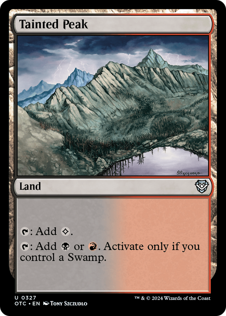 Tainted Peak (327) - Outlaws of Thunder Junction Commander
