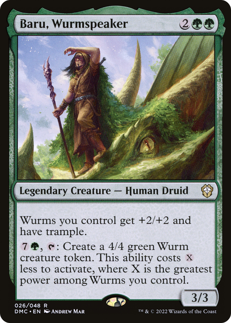 Baru, Wurmspeaker (026) - Dominaria United Commander