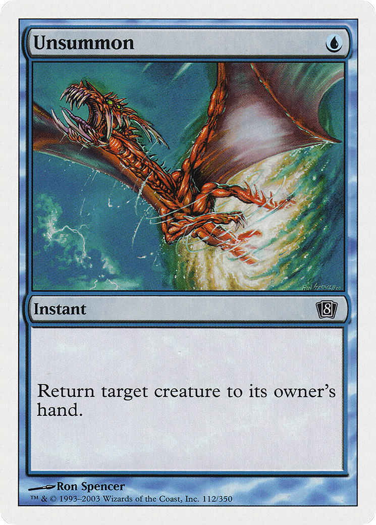 Unsummon (112) Foil - Eighth Edition