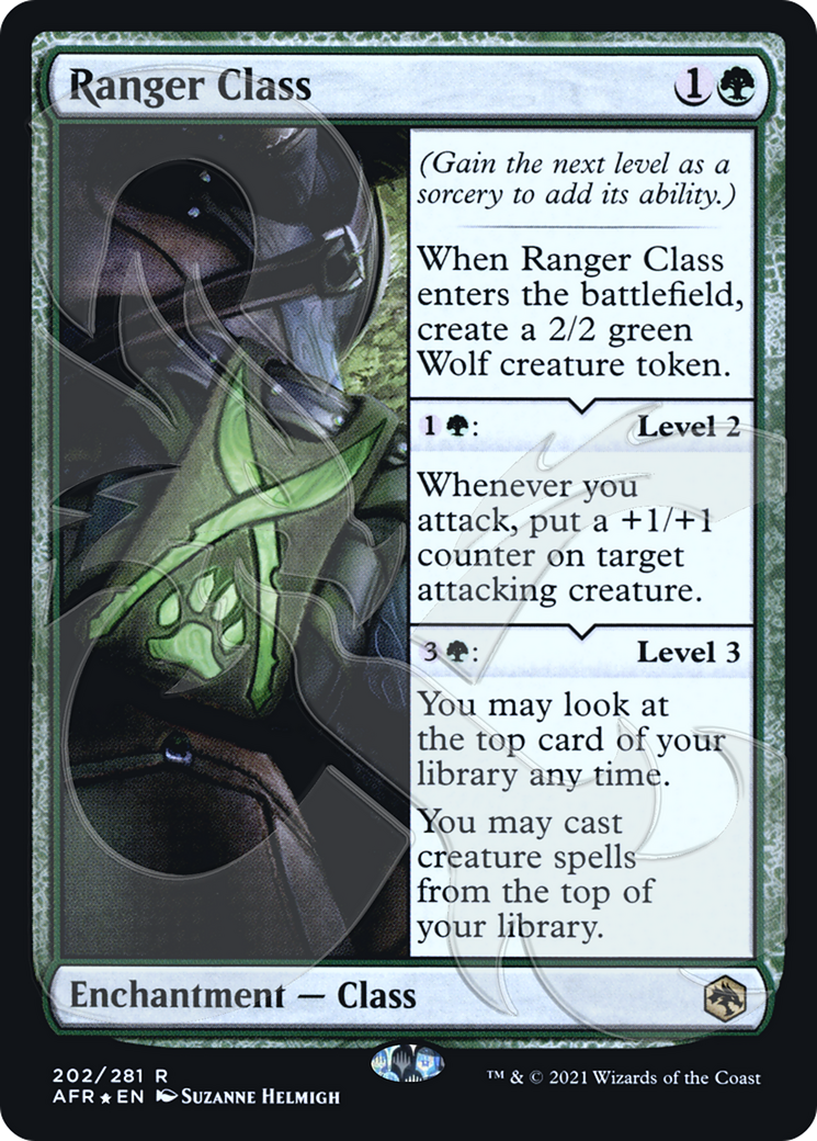 Ranger Class (202) Foil - Adventures in the Forgotten Realms Promos