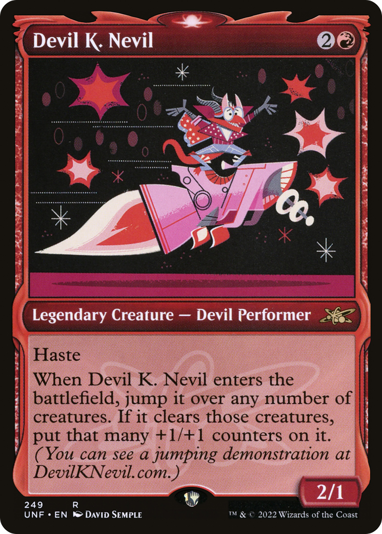 Devil K. Nevil (Showcase) (249) Foil - Unfinity