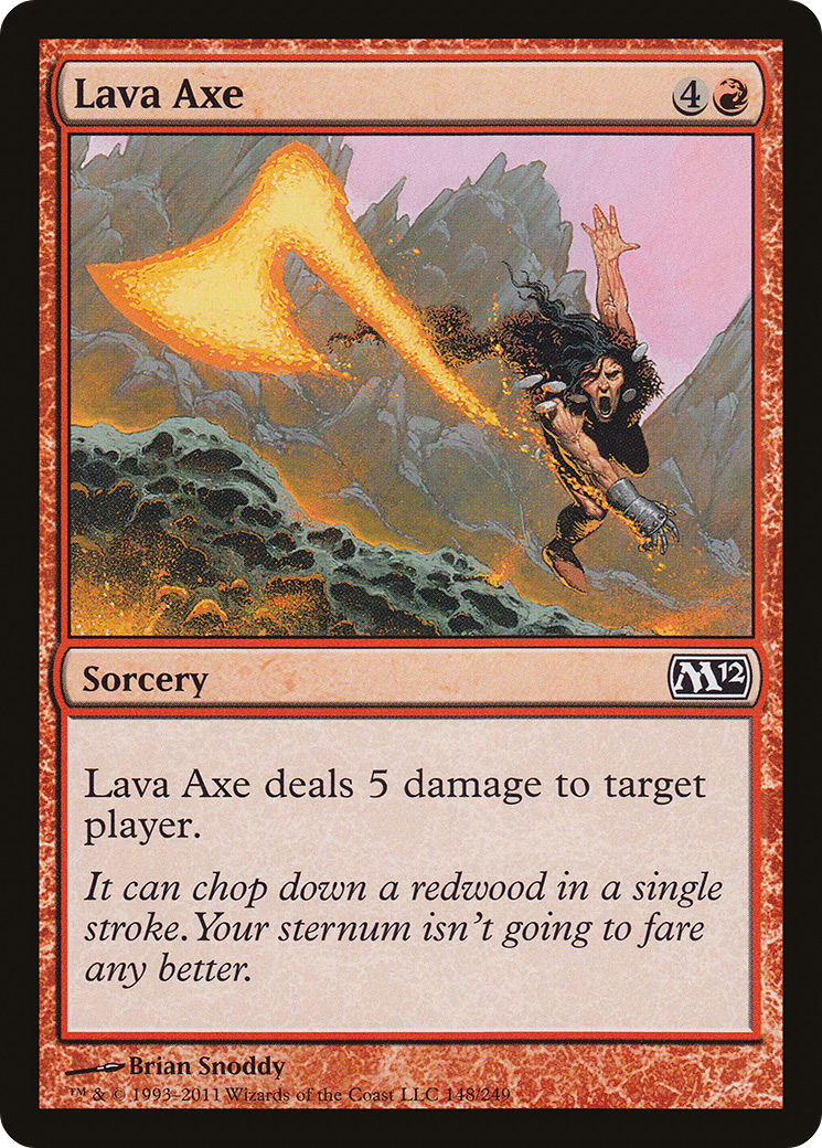 Lava Axe (148) Foil - Magic 2012