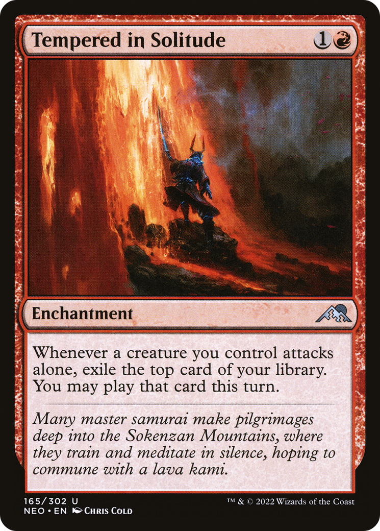 Tempered in Solitude (165) Foil - Kamigawa: Neon Dynasty