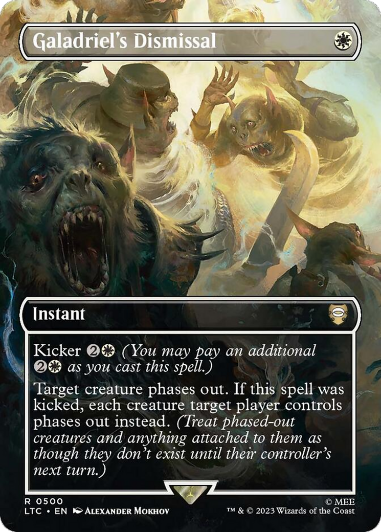 Galadriel's Dismissal (Borderless) (500) Foil - Tales of Middle-earth Commander