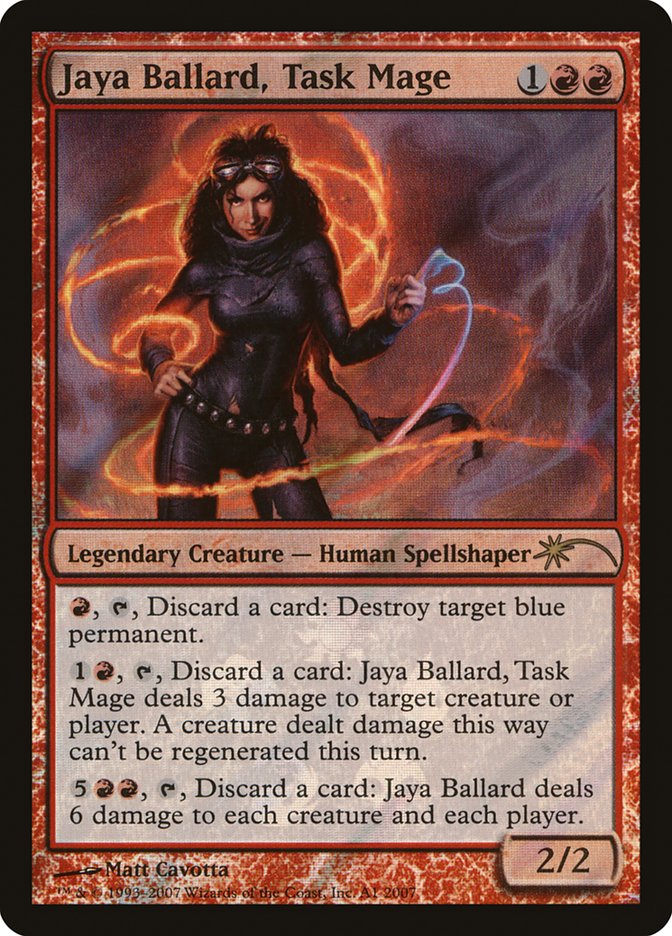 Jaya Ballard, Task Mage (Resale Promo) (A1) Foil - Unique and Miscellaneous Promos