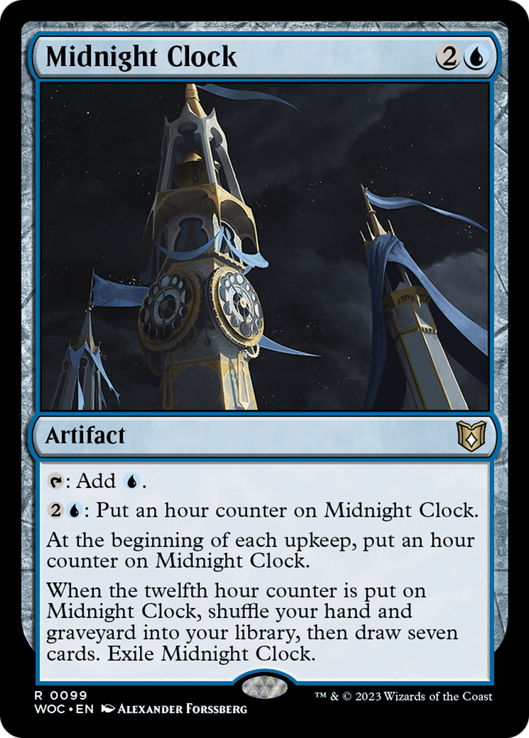Midnight Clock (099) - Wilds of Eldraine Commander