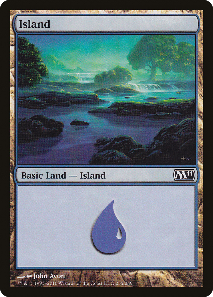 Island (235) Foil - Magic 2011