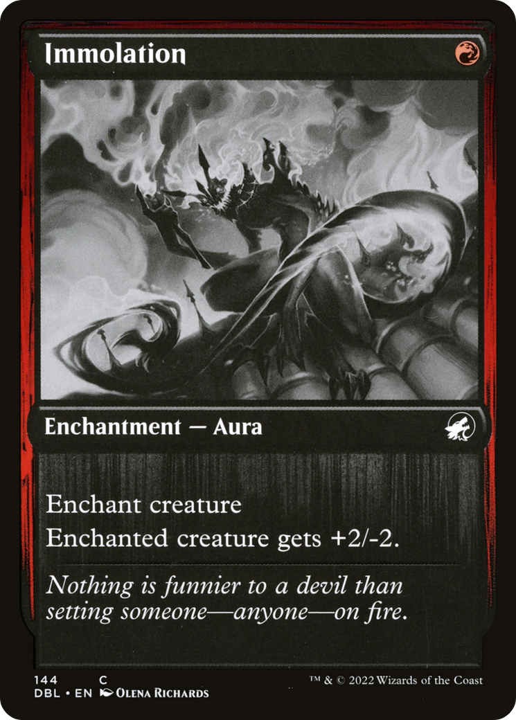 Immolation (144) Foil - Innistrad: Double Feature
