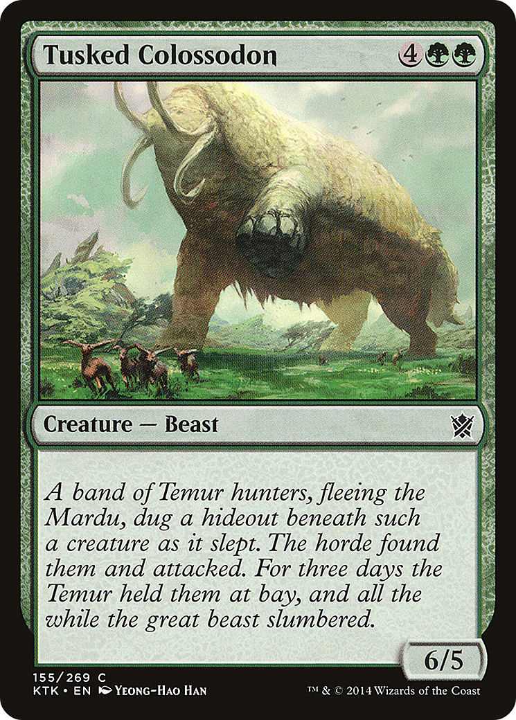 Tusked Colossodon (155) - Khans of Tarkir