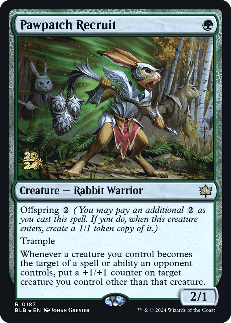 Pawpatch Recruit Foil (187S)