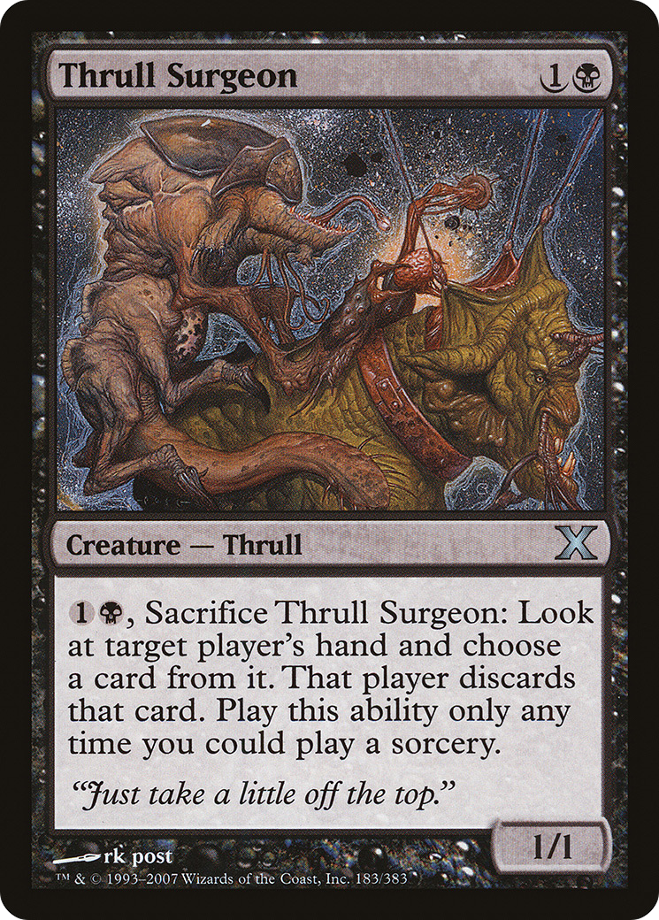 Thrull Surgeon (183) Foil - Tenth Edition