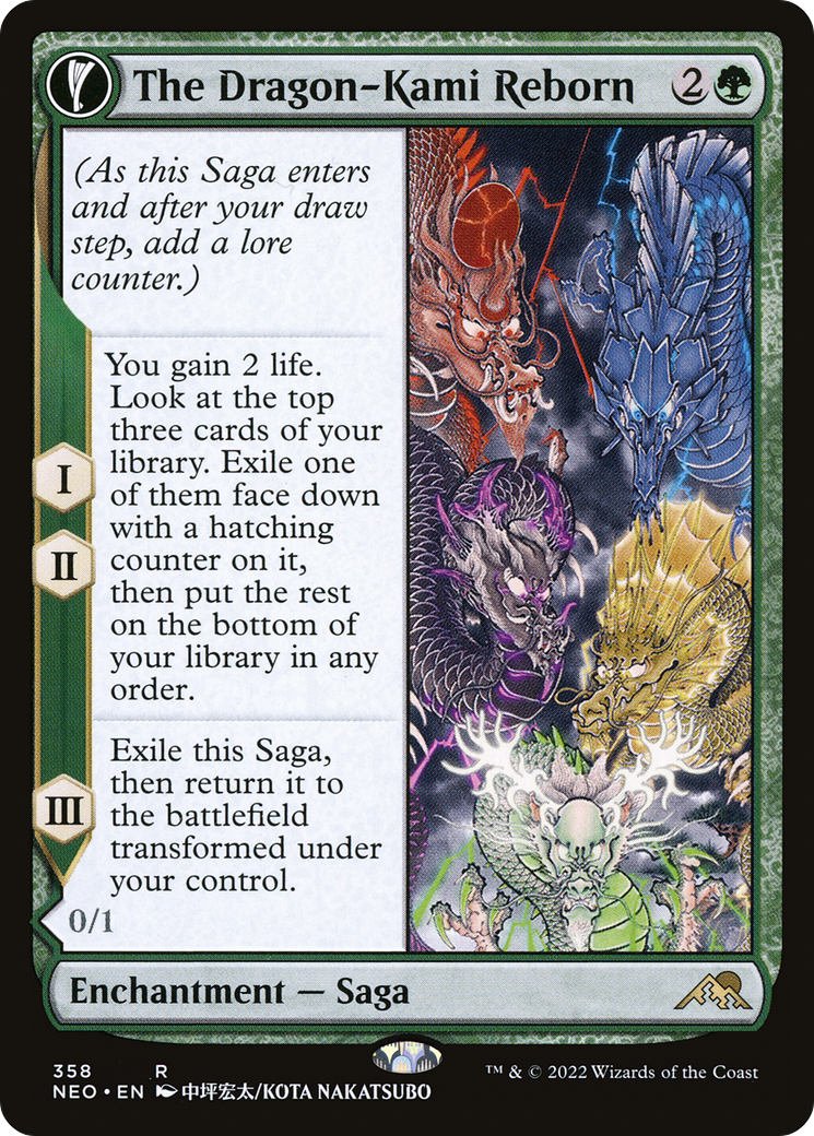 The Dragon-Kami Reborn (Showcase) (358) - Kamigawa: Neon Dynasty