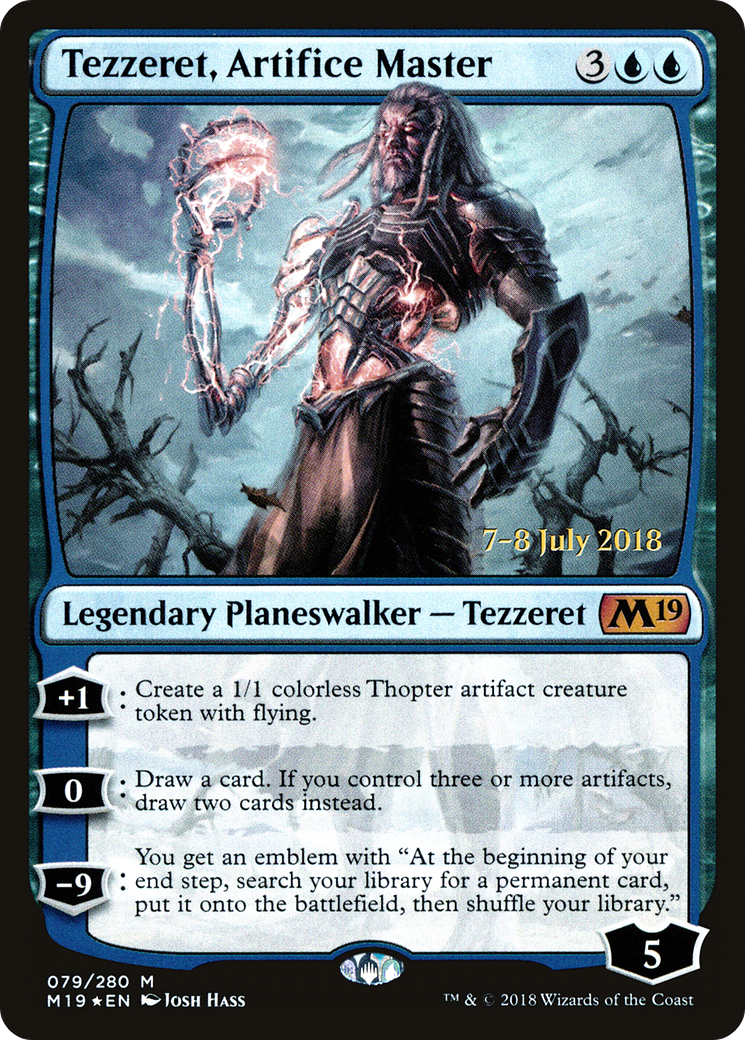 Tezzeret, Artifice Master (079) Foil - Core Set 2019 Promos