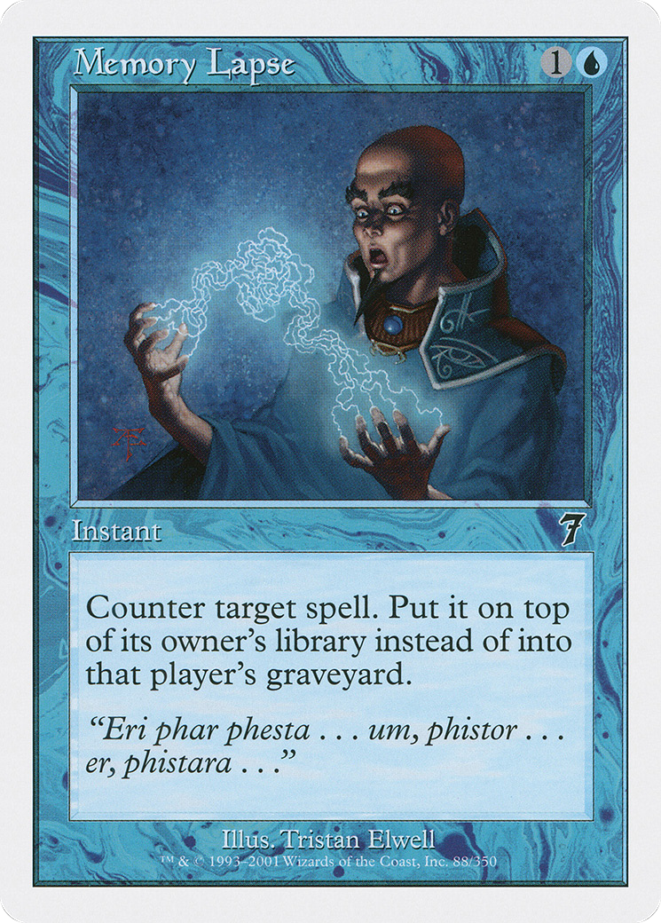Memory Lapse (088) - Seventh Edition