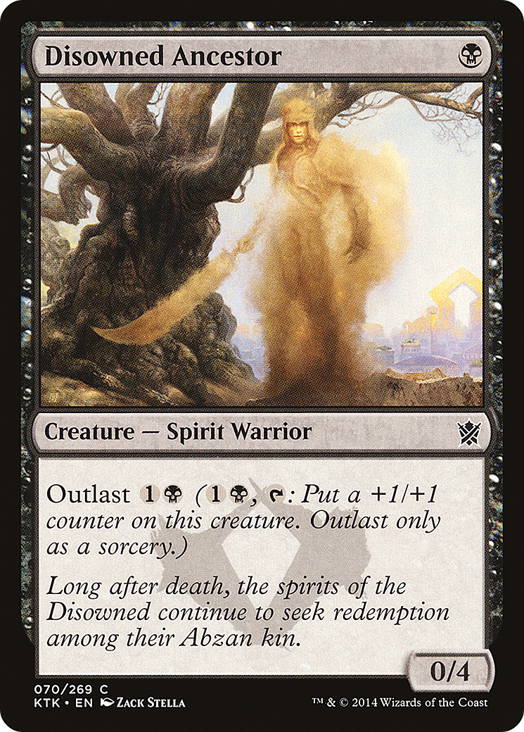 Disowned Ancestor (070) Foil - Khans of Tarkir