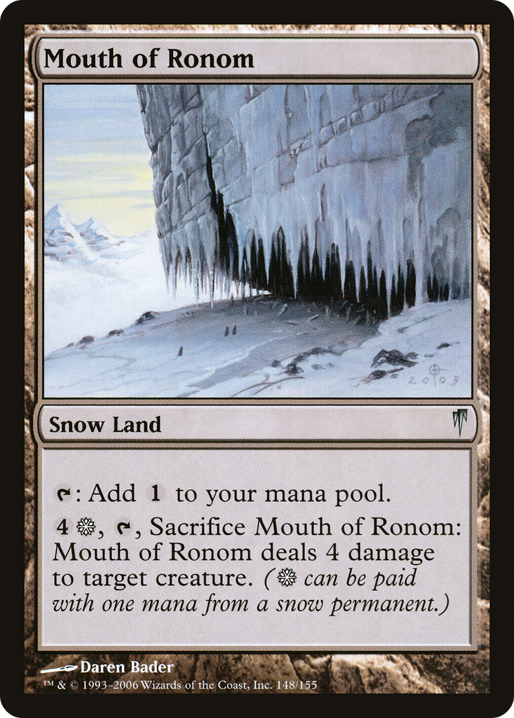 Mouth of Ronom (148) Foil - Coldsnap