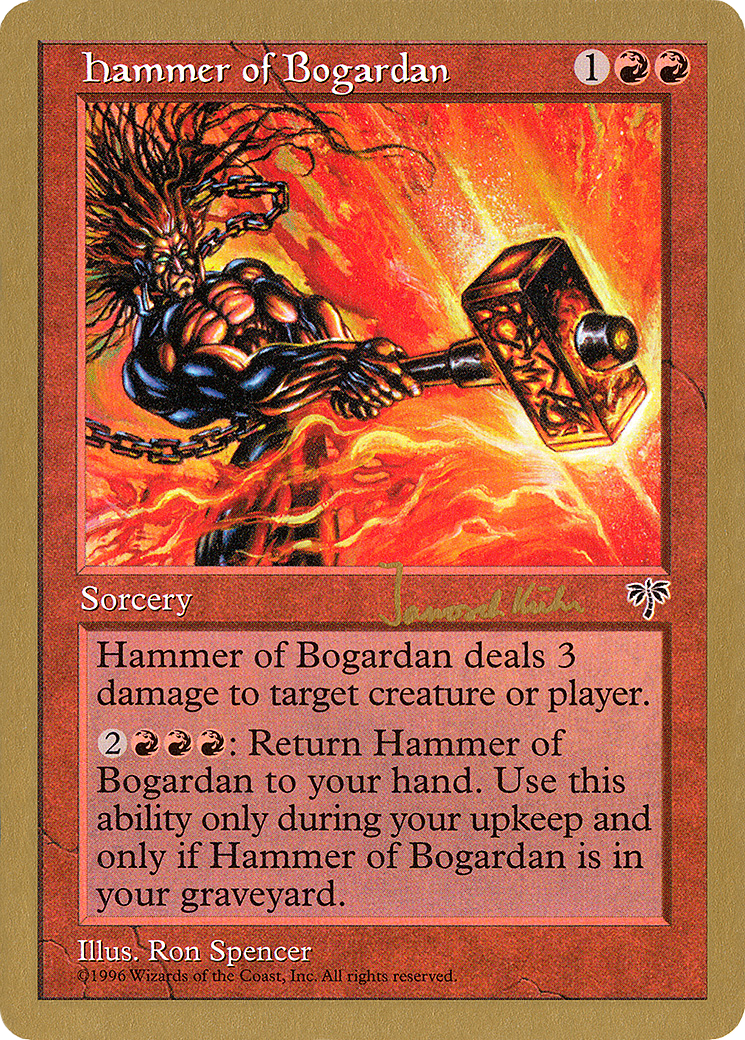Hammer of Bogardan - 1997 Janosch Kuhn (MIR) (Retro) - World Championship Decks 1997