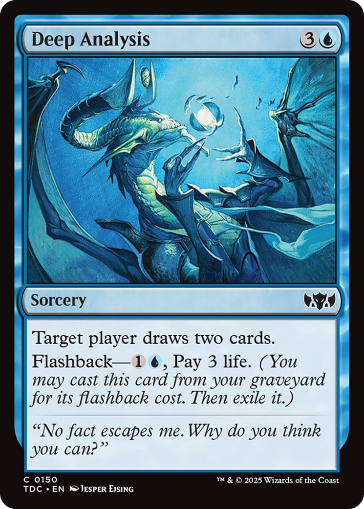 Deep Analysis (150) - Commander: Tarkir: Dragonstorm