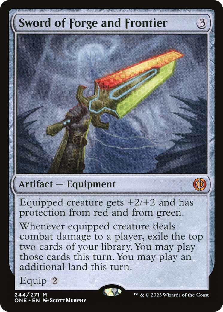 Sword of Forge and Frontier (244) Foil - Phyrexia: All Will Be One
