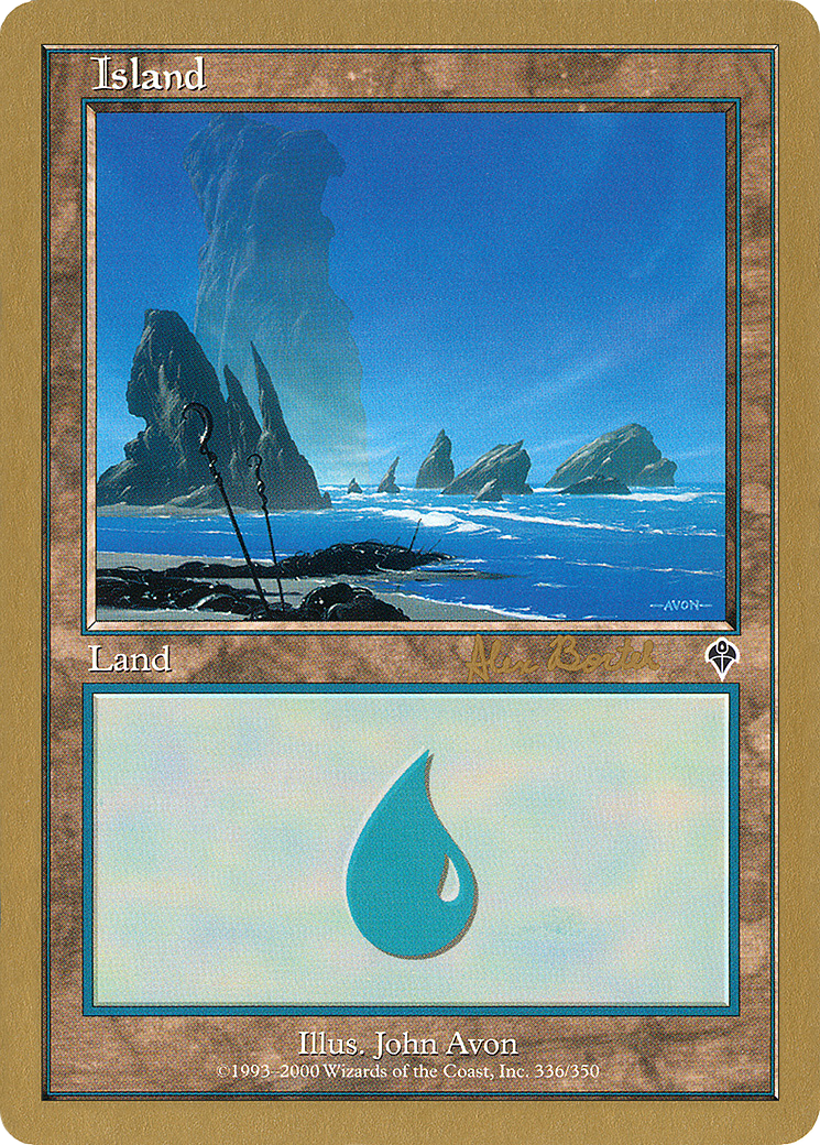 Island (336) - 2001 Alex Borteh (INV) (Retro) - World Championship Decks 2001