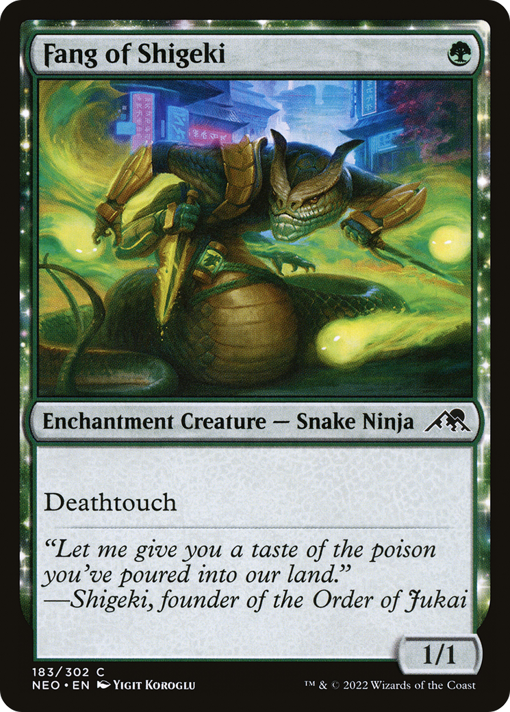 Fang of Shigeki (183) - Kamigawa: Neon Dynasty