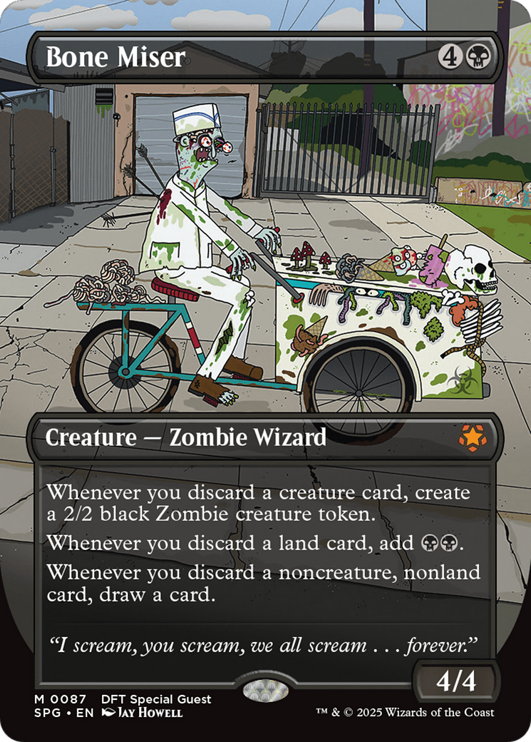 Bone Miser (Borderless) (-087) - Special Guests Foil
