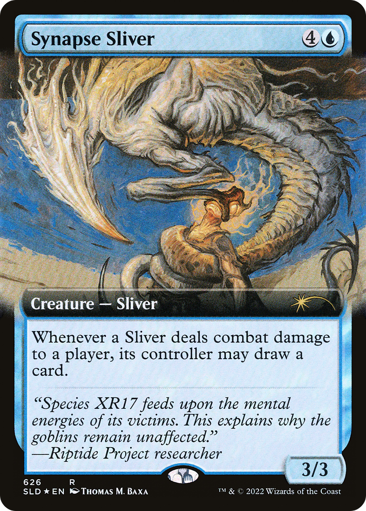 Synapse Sliver (Extended Art) (626) Foil - Secret Lair Drop