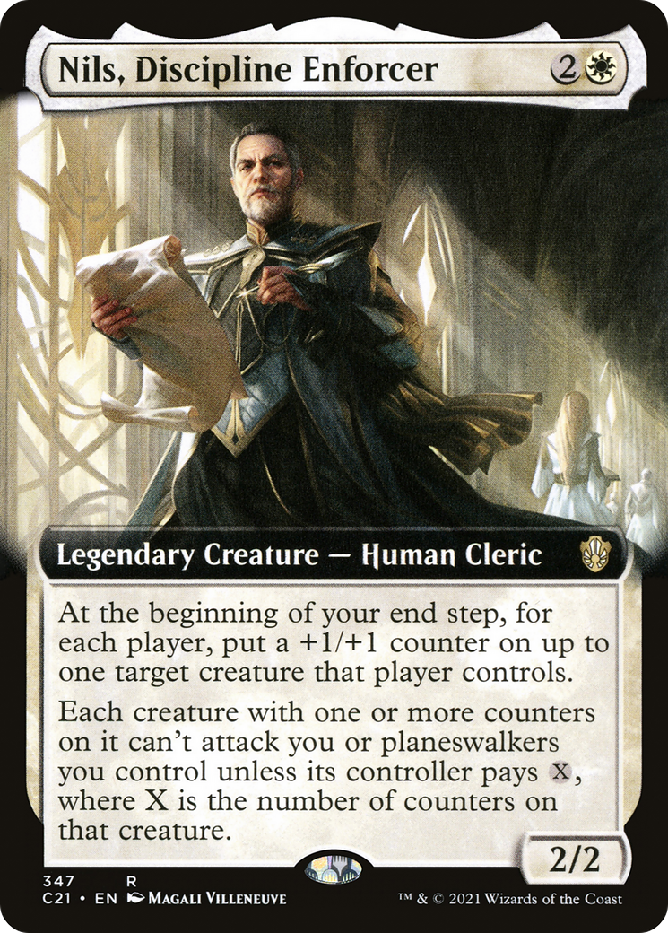 Nils, Discipline Enforcer (Extended Art) (347) - Commander 2021