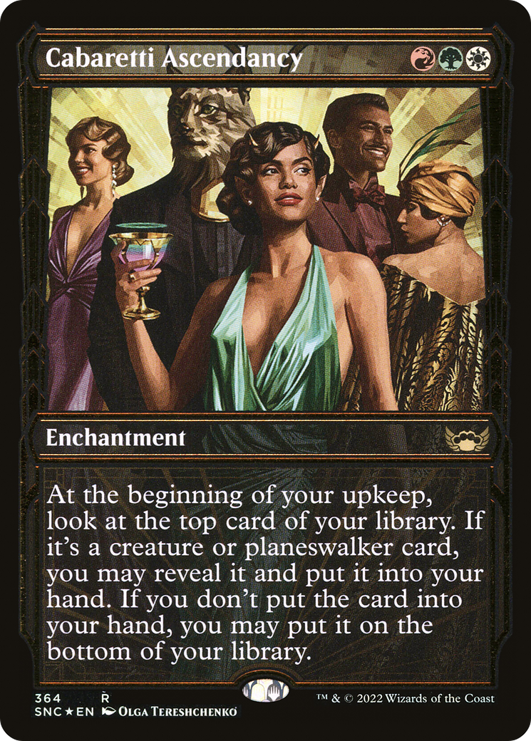 Cabaretti Ascendancy (Gilded Foil) (364) Foil - Streets of New Capenna