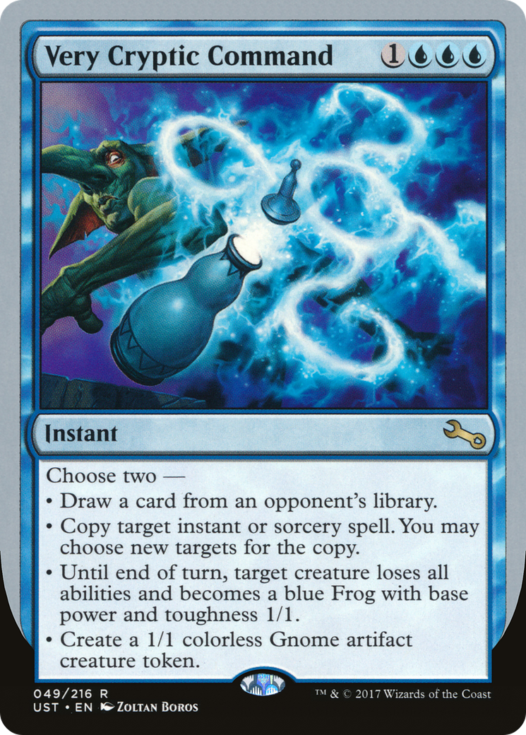 Very Cryptic Command (49c) - Unstable
