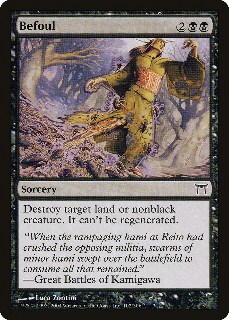Befoul (102) Foil - Champions of Kamigawa