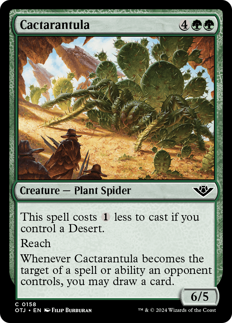 Cactarantula (158) Foil - Outlaws of Thunder Junction